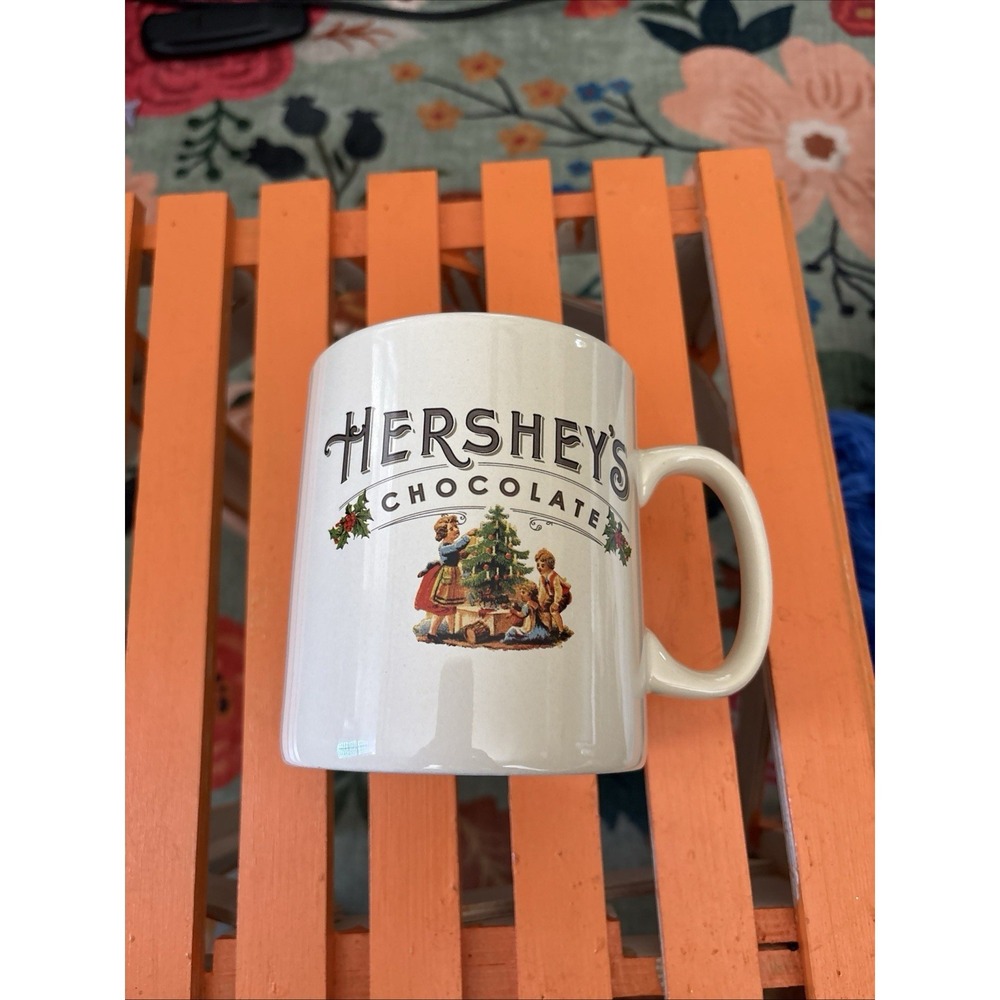 Hershey's Chocolate Jumbo Mug Christmas Tree Cup Coffee Soup 32 oz by Galerie